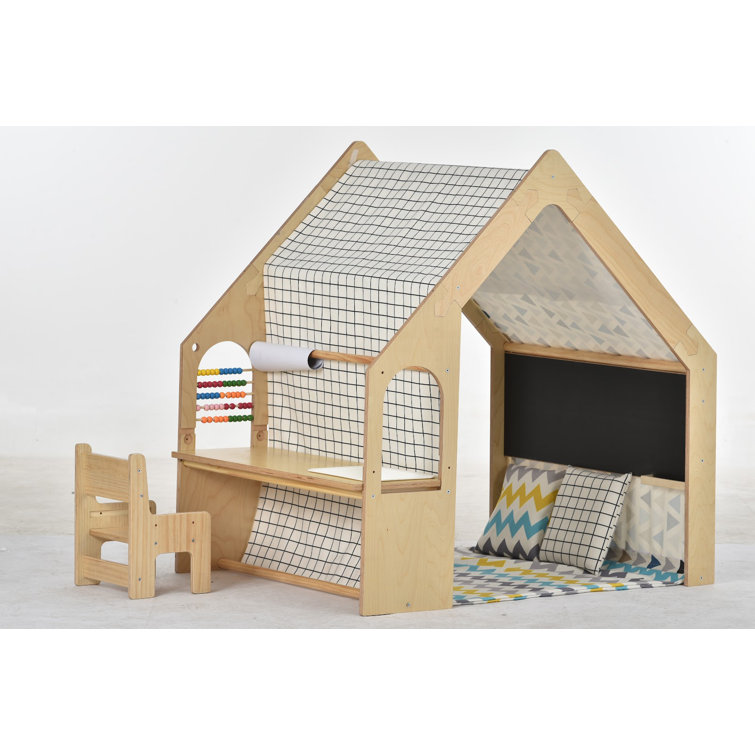 Avenlur 3.08 W x 4 D Indoor Solid Manufactured Wood Playhouse